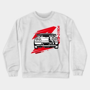 Nissan R34 Back view Crewneck Sweatshirt